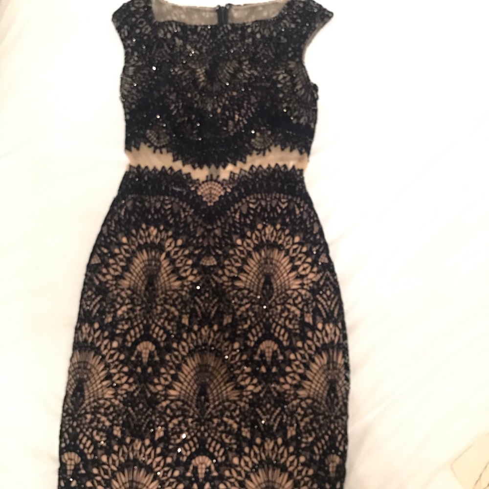Navy Blue Terani Couture dress
